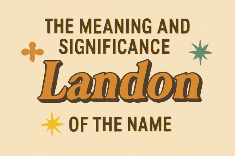 The Meaning and Significance of the Name "Landon"