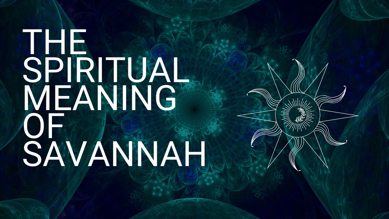 The Spiritual Meaning of Savannah