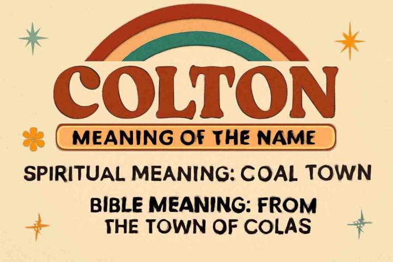 colton name meaning