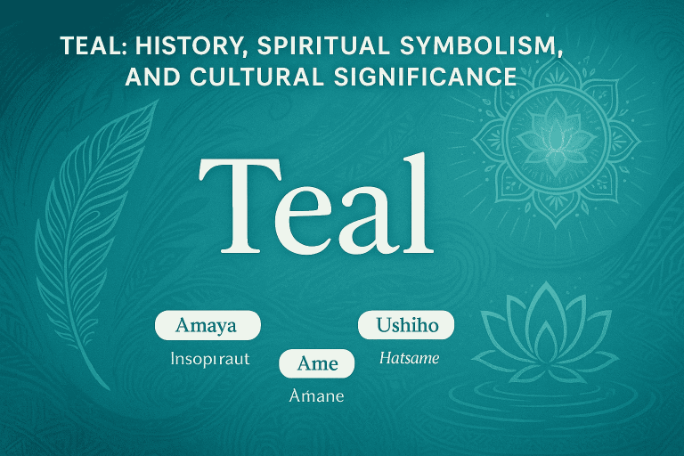 Teal: History, Spiritual Symbolism, and Cultural Significance