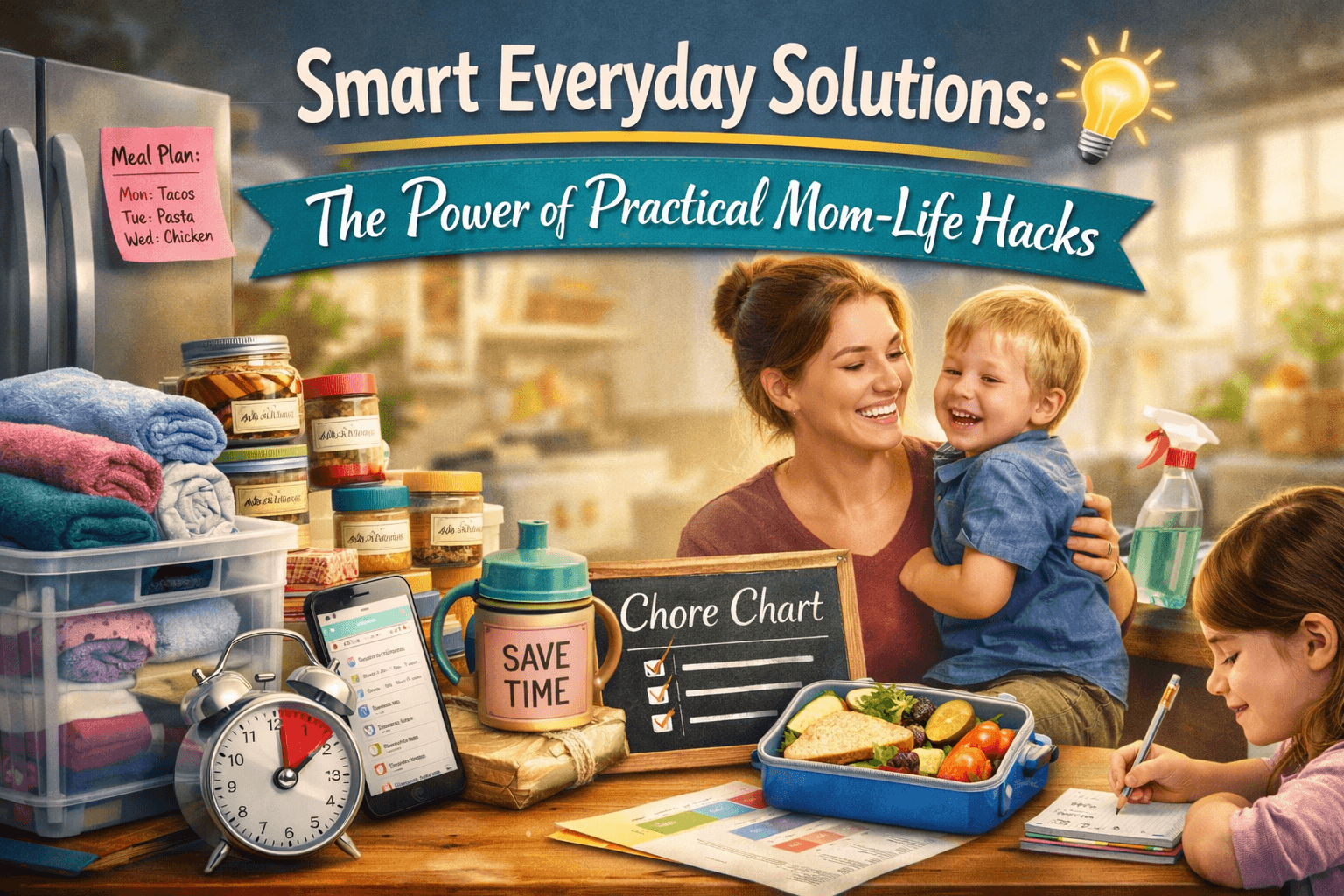 Smart Everyday Solutions: The Power of Practical Mom-Life Hacks
