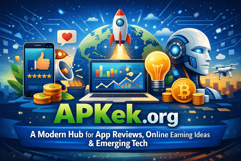 Apkek.org: A Modern Hub for App Reviews, Online Earning Ideas &amp; Emerging Tech