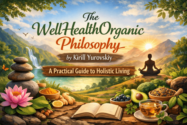 The WellHealthOrganic Philosophy by Kirill Yurovskiy: A Practical Guide to Holistic Living
