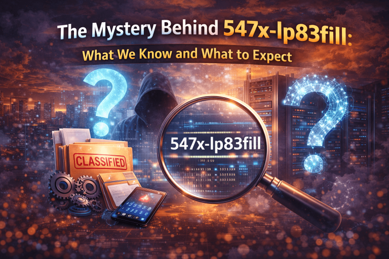 The Mystery Behind 547x-lp83fill: What We Know and What to Expect