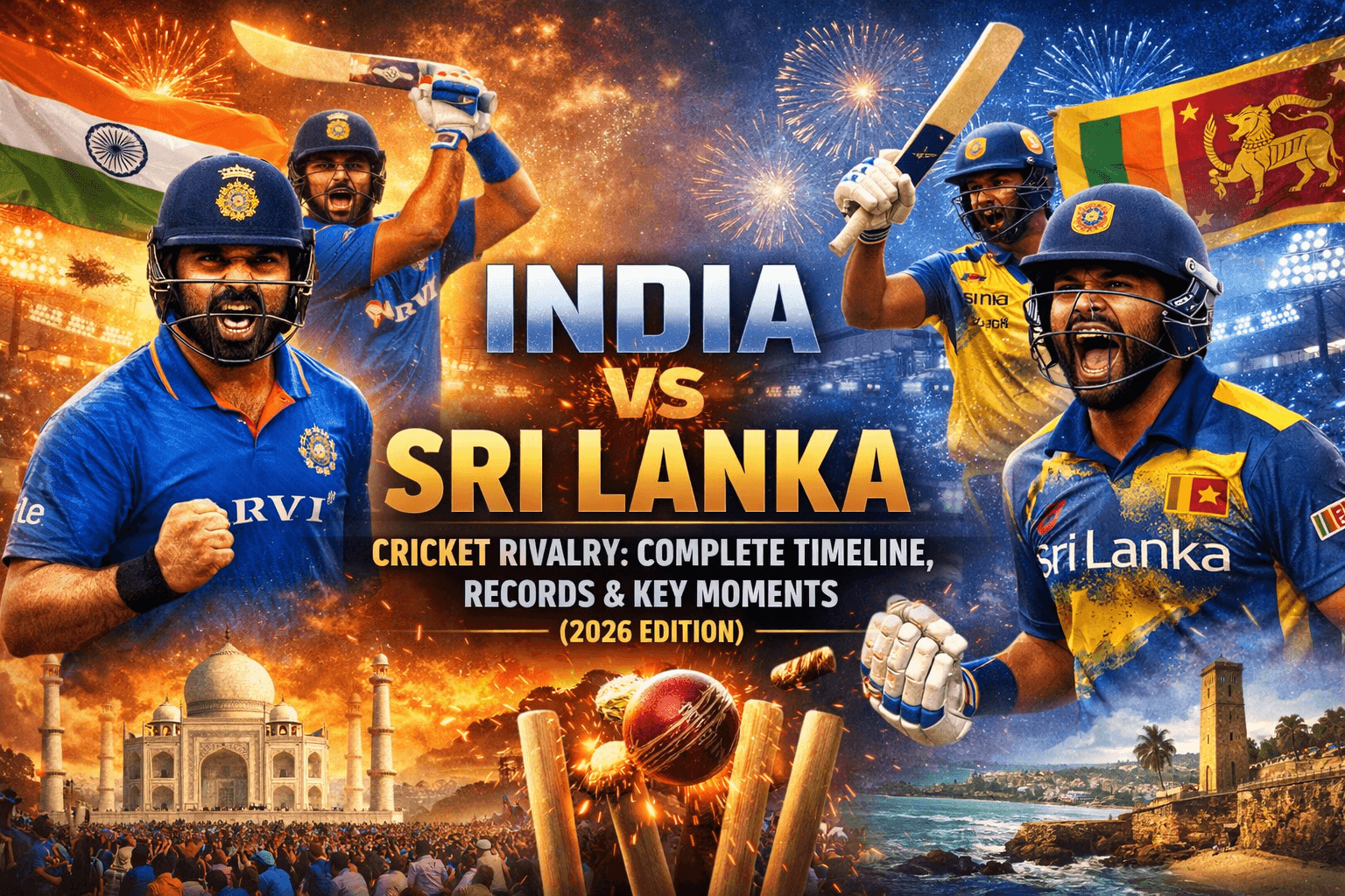India vs Sri Lanka Cricket Rivalry: Complete Timeline, Records &amp; Key Moments (2026 Edition)