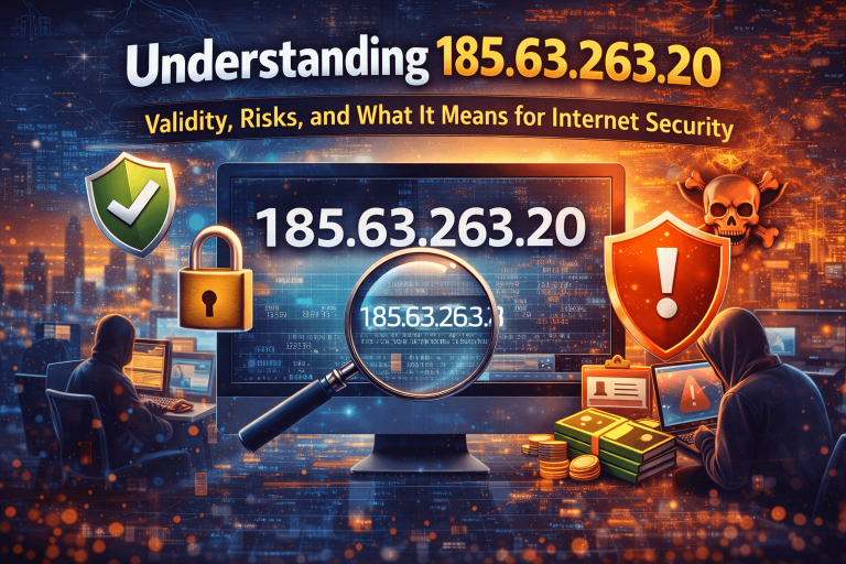 Understanding 185.63.263.20: Validity, Risks, and What It Means for Internet Security